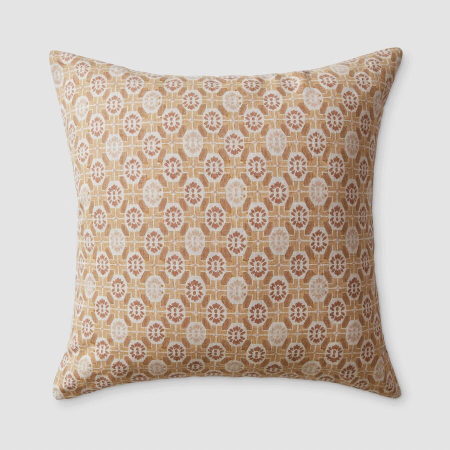 Artisan Block Print Decorative Pillow