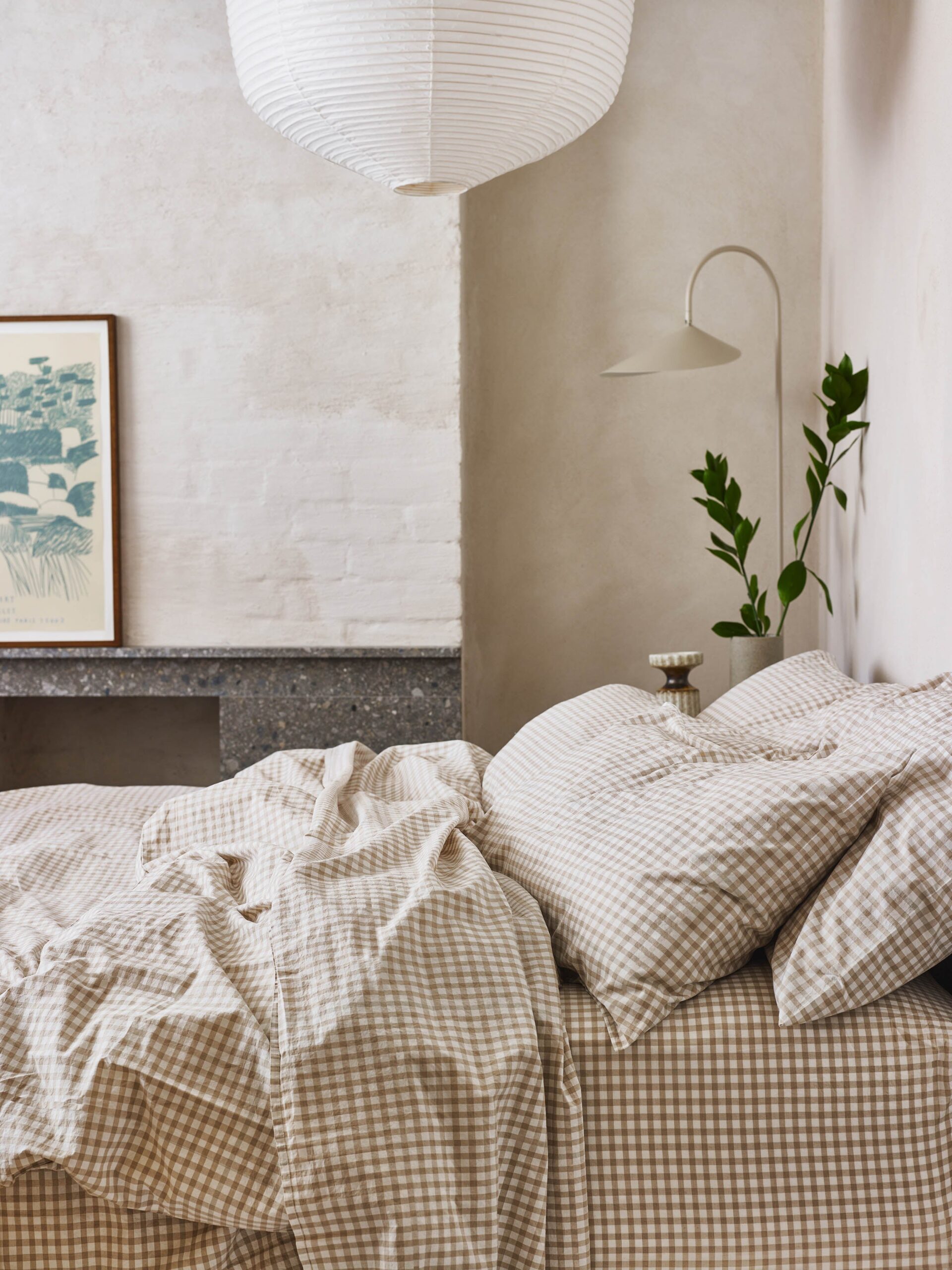 Gingham Cotton Duvet Cover Collection Style 2 - Image 2