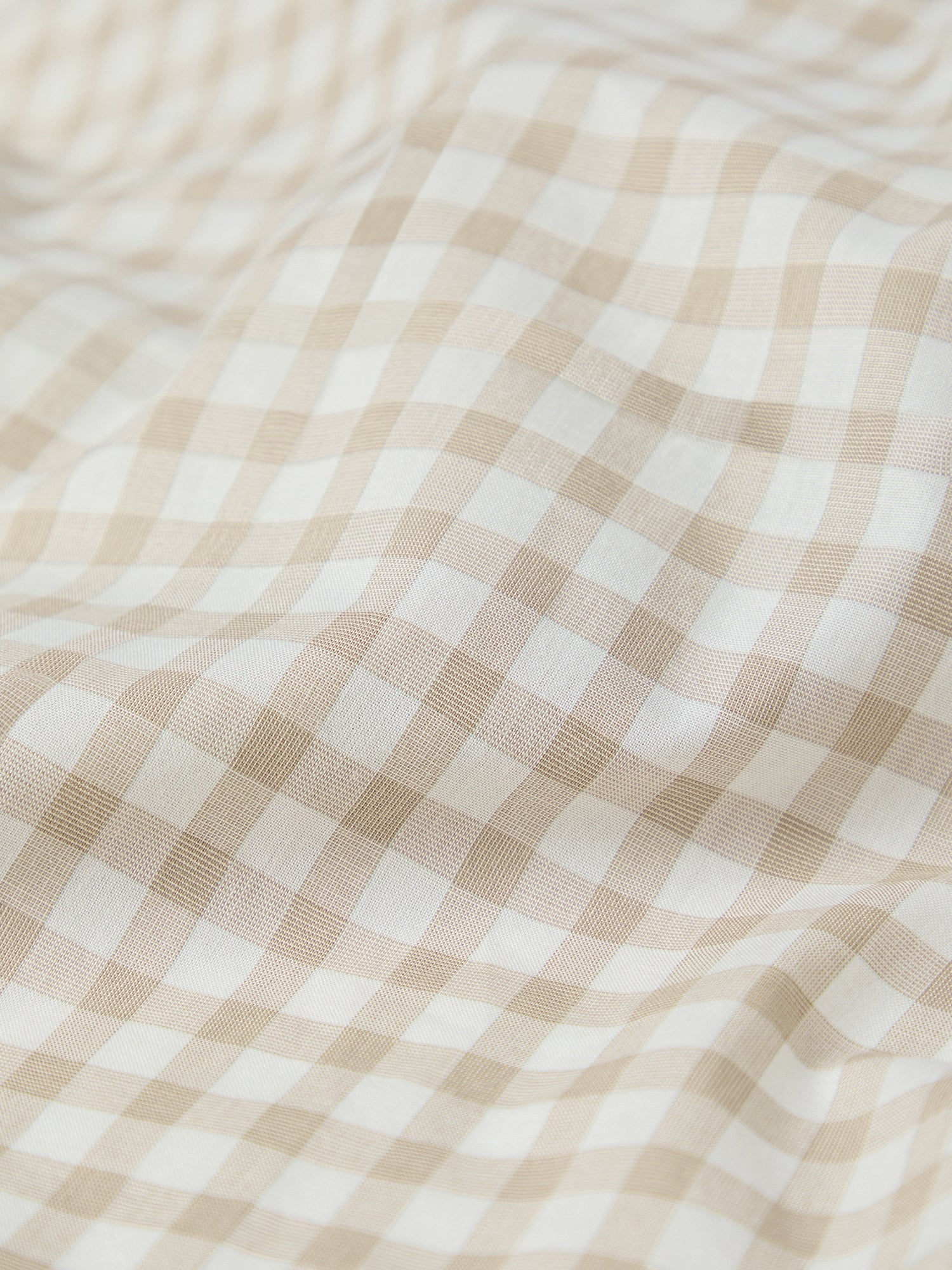 Gingham Cotton Duvet Cover Collection Style 2 - Image 4