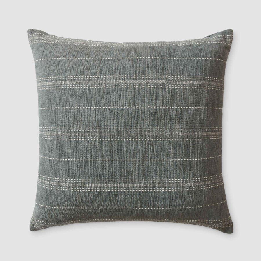 Coastal Structured Woven Decorative Pillow