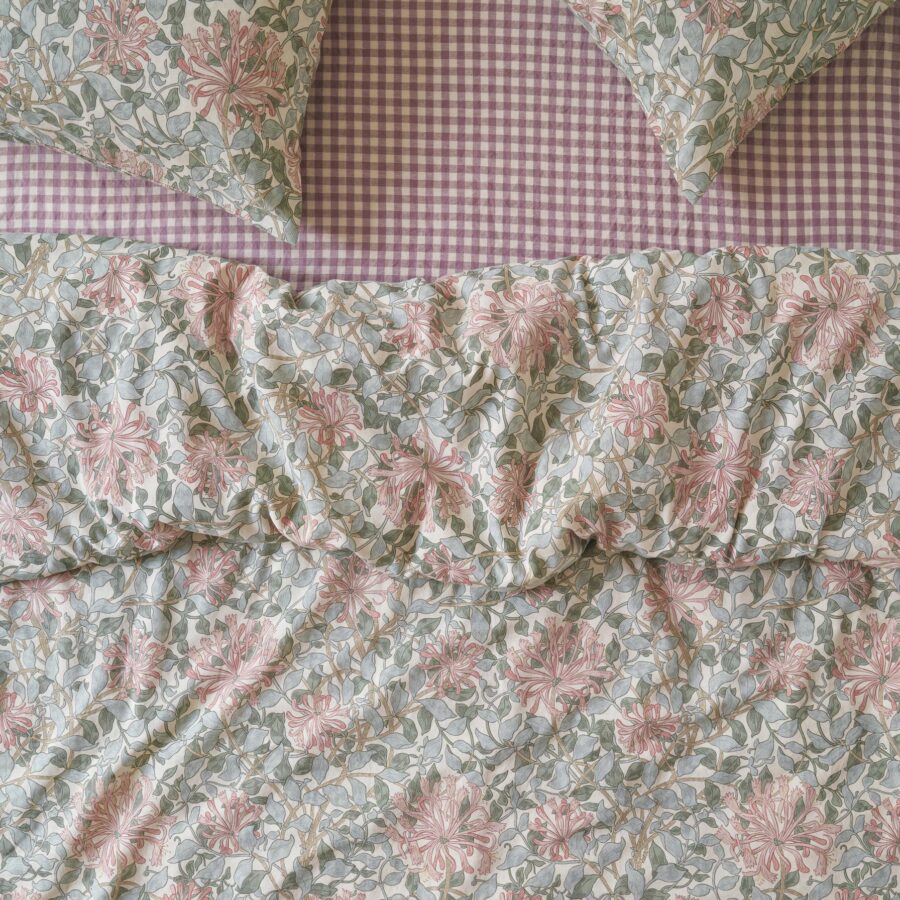 Linen Blend Duvet Cover Collection Style 2
